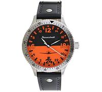 Messerschmitt Herrenuhr Flieger ME108 Night & Day Schwarz/Orange 108-24DR-0