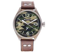 Messerschmitt ME-43ARMY Herrenuhr für Flieger Vintage Camouflage-Muster