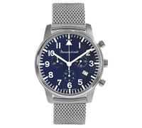 Messerschmitt ME-4544P-M Herrenuhr Chronograph Mesh Band/Blau