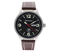 Messerschmitt ME-6332-DD1 Herrenuhr für Flieger DayDate Braun/Schwarz