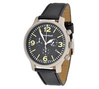 Messerschmitt Quarz Herren Flieger Chronograph Model 3H205 Edelstahl Ronda5030D