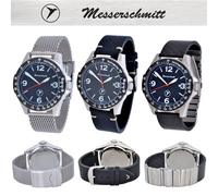 Messerschmitt Quarz Herren Fliegeruhr Model ME98189V 44mm 5ATM Ronda 515 Uhrwerk