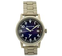 Messerschmitt Quarz ME 385-TIB Aristo Fliegeruhr Edelstahl Titanband - Made in Germany