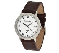 Messerschmitt Unisex Armbanduhr Quarz Ronda 715 ME-4H200R mit Lederarmband 5 ATM