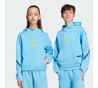 MESSI ZNE HOODIE KIDS Sweatshirt Semi Blue Burst / Semi Solar Yellow 116
