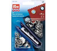 Messingöse verchromt 8 mm 24 Stk.