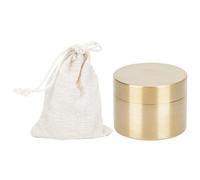 Messingschachtel, runde Form MessingPillsen Hülle Metall Schmuck Aufbewahrungsbox Versiegelte Coines Storage Box Metall Schmuckversiegelung für Outdoor (Groß (8 x 11 cm / 3,1 x 4,3 Zoll))