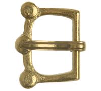Messingschnalle mit Dreipassfront, 1250-1400