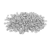 Metal Eyelets, 500 Stück Eisen Ösen, Stabil und Langlebig, Goldfarben - Gute Verarbeitung, Vielseitig Einsetzbar, Für Schuhe und DIY Bastelprojekte (YK4/5-002 (Silber))
