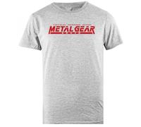 Metal Gear Solid - Logo Herren Grau T-Shirt Herren T-Shirt Regular