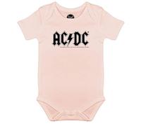 AC/DC Metal-Kids - Logo Body rosa in 80/86