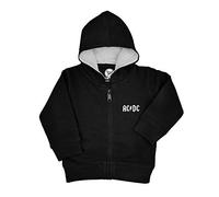 Metal Kids AC/DC (Logo) - Baby Kapuzenjacke, schwarz, Größe 80/86 (12-24 Monate), offizielles Band-Merch