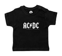 Metal Kids AC/DC (Logo) - Baby T-Shirt, schwarz, Größe 80/86 (12-24 Monate), offizielles Band-Merch