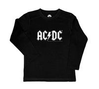 Metal Kids AC/DC (Logo) - Kinder Longsleeve, schwarz, Größe 104 (4-5 Jahre), offizielles Band-Merch