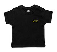 Metal Kids AC/DC (PWR UP) - Baby T-Shirt, schwarz, Größe 80/86 (12-24 Monate), offizielles Band-Merch