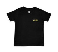 Metal Kids AC/DC (PWR UP) - Kinder T-Shirt, schwarz, Größe 140 (10-11 Jahre), offizielles Band-Merch