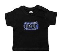 Metal Kids AC/DC (Thunderstruck) - Baby T-Shirt, schwarz, Größe 56/62 (0-6 Monate), offizielles Band-Merch