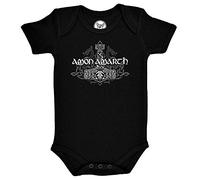Metal Kids Amon Amarth (Thors Hammer) - Baby Body, schwarz, Größe 56/62 (0-6 Monate), offizielles Band-Merch