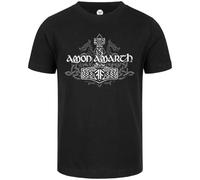 Metal Kids Amon Amarth (Thors Hammer) - Kinder T-Shirt, schwarz, Größe 104 (4-5 Jahre), offizielles Band-Merch