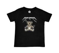 Metal Kids Enter Sandman (Metallica Tribute) - Kinder T-Shirt, schwarz, Größe 104 (4-5 Jahre), 100% Statement
