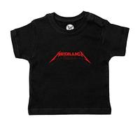 Metal Kids Metallica (Logo) - Baby T-Shirt, schwarz, Größe 80/86 (12-24 Monate), offizielles Band-Merch
