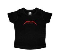 Metal Kids Metallica (Logo) - Girly Shirt, schwarz, Größe 92 (2-3 Jahre), offizielles Band-Merch