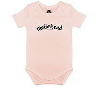 Metal Kids Motörhead (Logo) - Baby Body, Hellrosa, Größe 56/62 (0-6 Monate), offizielles Band-Merch