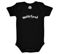 Metal Kids Motörhead (Logo) - Baby Body, schwarz, Größe 80/86 (12-24 Monate), offizielles Band-Merch