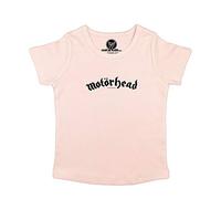 Metal Kids Motörhead (Logo) - Girly Shirt, Hellrosa, Größe 104 (4-5 Jahre), offizielles Band-Merch