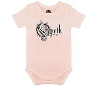 Metal Kids Opeth (Logo) - Baby Body, Hellrosa, Größe 56/62 (0-6 Monate), offizielles Band-Merch