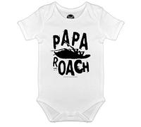 Metal Kids Papa Roach (Logo/Roach) - Baby Body, mehrere Farben, Größen von 56 bis 86 (0 bis 24 Monate), offizielles Band-Merch
