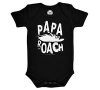 Metal Kids Papa Roach (Logo/Roach) - Baby Body, mehrere Farben, Größen von 56 bis 86 (0 bis 24 Monate), offizielles Band-Merch