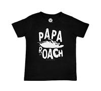 Metal Kids Papa Roach (Logo/Roach) - Kinder T-Shirt, Schwarz, Größen von 92 bis 164 (2 bis 14 Jahre), offizielles Band-Merch