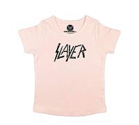 Metal Kids Slayer (Logo) - Girly Shirt, Hellrosa, Größe 116 (6-7 Jahre), offizielles Band-Merch