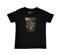 Metal Kids Volbeat (Anchor) - Kinder T-Shirt, schwarz, Größe 164 (13-14 Jahre), offizielles Band-Merch