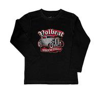 Metal Kids Volbeat (Rock 'n Roll) - Kinder Longsleeve, schwarz, Größe 92 (2-3 Jahre), offizielles Band-Merch