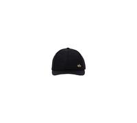 Trucker Cap ALPHA INDUSTRIES "Metal Label Cap", Damen, Gr. onesize, schwarz, shiny gold, Kunstfaser, Caps (84134527-0) schwarz, shiny gold