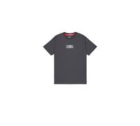T-Shirt ALPHA INDUSTRIES "Alpha Industries Men - T-Shirts Metal Plate T" Gr. L, grau (vintage grey) Herren Shirts T-Shirts (40719461-L) vintage grey