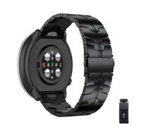 Metall Armband Kompatibel für Polar Ignite 3 Edelstahl Armband mit Herren Damen Ersatzarmband mit Polar Ignite 3 Uhrenarmbänder Edelstahl Metall Band für Polar Ignite 3 (H,20mm)