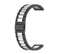 Metall Armband Kompatibel mit Amazfit Bip/Bip lite/Bip 3 / Bip 3 Pro/Bip U/Bip U pro/Bip S Armbänder, Edelstahl Ersatzarmband Uhrenarmband für Damen Herren (Dark Gray, One Size)