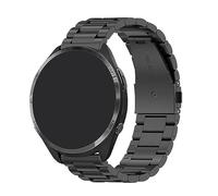 Metall Armband Kompatibel mit Polar Ignite 3/Ignite 2/Unite/Pacer/Pacer Pro Armbänder, Edelstahl Ersatzarmband Uhrenarmband für Damen Herren (Black, One Size)