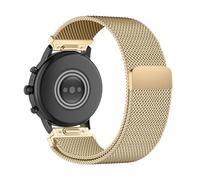 Metall Magnetisch Armband für Fossil GEN 5 Carlyle/Julianna/Gen 5E 44mm | Edelstahl Einstellbar Ersatzarmband, Damen Herren Uhrenarmband, Kompatibel mit Fossil GEN 5 Carlyle/Julianna/Gen 5E 44mm Band