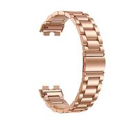 Metallarmband Kompatibel mit Huawei Band 10 Armbänder, Mode Metall Solid Edelstahl Ersatzarmband Uhrenarmband für Huawei Band 8/9/10