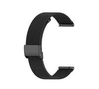 Metallarmband Kompatibel mit Polar Pacer/Pacer Pro/Unite Armbänder, 20mm Metall Mesh Gewebte Edelstahl Ersatzarmband Edelstahl Armband Uhrenarmband für Polar Pacer/Pacer Pro/Unite, Schwarz