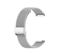 Metallarmband Kompatibel mit Polar Pacer/Pacer Pro/Unite Armbänder, 20mm Metall Mesh Gewebte Edelstahl Ersatzarmband Edelstahl Armband Uhrenarmband für Polar Pacer/Pacer Pro/Unite, Silber