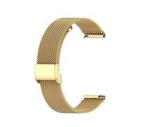 Metallarmband Kompatibel mit Polar Pacer/Pacer Pro/Unite Armbänder, 20mm Metall Mesh Gewebte Edelstahl Ersatzarmband Edelstahl Armband Uhrenarmband für Polar Pacer/Pacer Pro/Unite, Gold