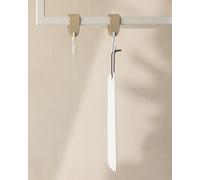 Metallbude Schuhlöffel TILO - Weiß - Minimalistischer Schuhanzieher aus pulverbeschichtetem Metall - 25 cm