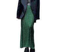 Metallic Oberteil Damen Pailettenrock Für Damen Lang Damen 20er Jahre Kleid Damen Pailettenkleider für Damen Cocktailkleid Damen Rave Outfit Damen Karneval Rock Partykleid Damen Glitter Prom Party