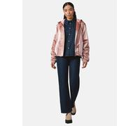 Blouson RAGWEAR "Cezanna Shine", Damen, Gr. M (38), rosa (altrosa), Obermaterial: 100% Nylon; Innenfutter: 100% Polyester, metallic, oversize hüftlang, hoch geschlossener Ausschnitt, Ärmel ohne Ärmels