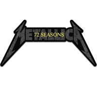 Metallica 72 Seasons Charred Logo Cut Out Patch multicolor